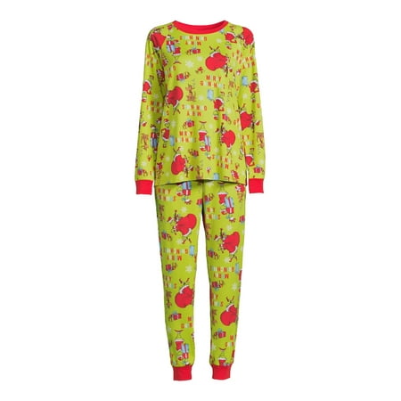 Dr. Seuss The Grinch Matching Family Pajamas (Women 2X)