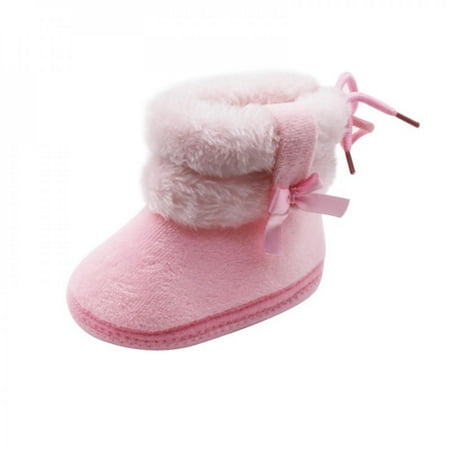 Xinhuaya 1Pair Winter New Toddler Infant Newborn Baby Boy Girl Winter Fur Snow Boots with Bow Tie Warm Shoes Mid-tube Booties Little Kids Shoes Pink 12
Xinhuaya 1Pair Winter New Toddler Infant Newborn Baby Boy Girl Winter Fur Snow Boots with Bow Tie Warm Shoes Mid-tube Booties Little Kids Shoes Pink 12