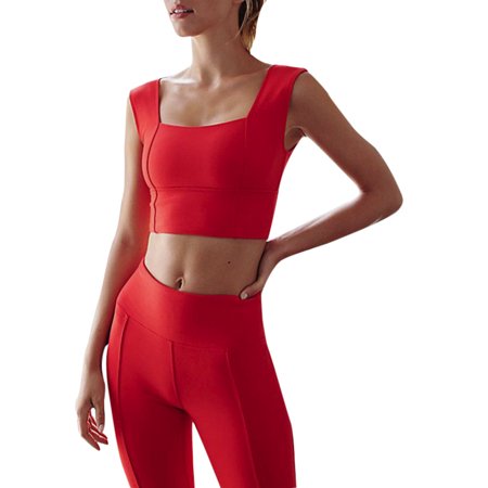 BSDHBS Womens Lingerie Women Solid Sport Bra Solid Red Running Yoga Bras Padded High Impact Workout Red Size M
BSDHBS Womens Lingerie Women Solid Sport Bra Solid Red Running Yoga Bras Padded High Impact Workout Red Size M