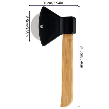 New Pizza Cutter Ax Bamboo Handle Sharp Rotating Blade Bread Cake Pizza Cutter Rotating Blade Home Kitchen Cutting Tool
New Pizza Cutter Ax Bamboo Handle Sharp Rotating Blade Bread Cake Pizza Cutter Rotating Blade Home Kitchen Cutting Tool