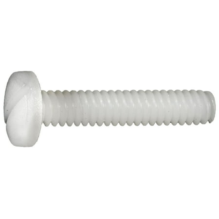 #10-24 x 1 Nylon Plastic Slotted Binding Machine Screws BPSBN-061 (20 pcs.)
#10-24 x 1 Nylon Plastic Slotted Binding Machine Screws BPSBN-061 (20 pcs.)