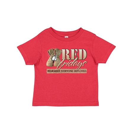 Inktastic Red Fridays (Remember Everyone Deployed) Gift Toddler Boy or Toddler Girl T-Shirt
Inktastic Red Fridays (Remember Everyone Deployed) Gift Toddler Boy or Toddler Girl T-Shirt
