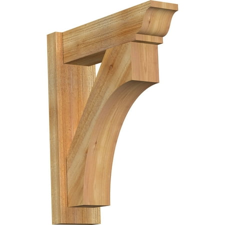 6 W x 20 D x 24 H Westlake Rough Sawn Traditional Outlooker Western Red Cedar