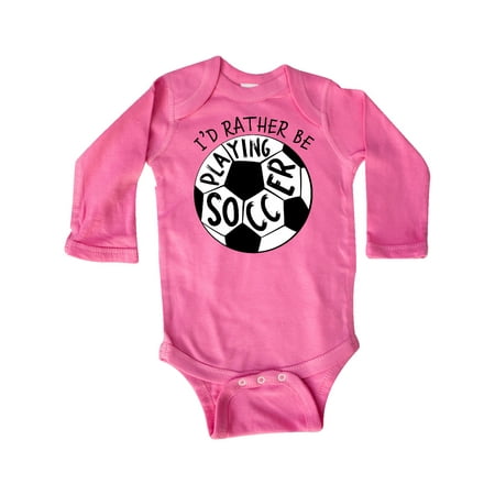Inktastic Id Rather Be Playing Soccer Gift Baby Boy or Baby Girl Long Sleeve Bodysuit
Inktastic Id Rather Be Playing Soccer Gift Baby Boy or Baby Girl Long Sleeve Bodysuit