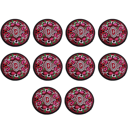 Embroidered Cloth Coasters Vintage Ethnic Floral Coasters Teacup Mat Absorbent Coaster Drinks Coasters Bar Coasters Cup
Embroidered Cloth Coasters Vintage Ethnic Floral Coasters Teacup Mat Absorbent Coaster Drinks Coasters Bar Coasters Cup