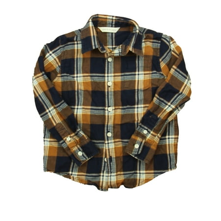 Pre-owned Janie and Jack Boys Brown | Blue Button Down Long Sleeve size: 3-4T
Pre-owned Janie and Jack Boys Brown | Blue Button Down Long Sleeve size: 3-4T