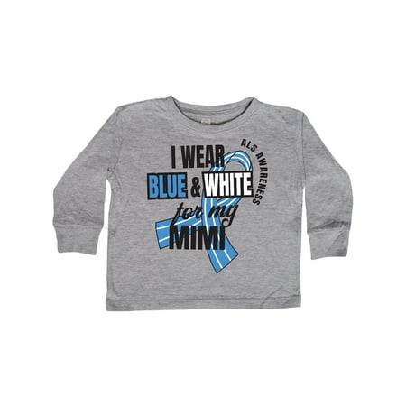 Inktastic I Wear Blue and White For My Mimi ALS Awareness Gift Toddler Boy or Toddler Girl Long Sleeve T-Shirt
Inktastic I Wear Blue and White For My Mimi ALS Awareness Gift Toddler Boy or Toddler Girl Long Sleeve T-Shirt