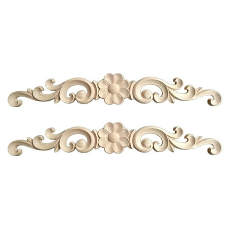 2pcs Wood Carving Sticky Flower Delicate Door Head Carving Flowers Creative Solid Wood Applique for Furniture Cabinet Door Decors Size 1
2pcs Wood Carving Sticky Flower Delicate Door Head Carving Flowers Creative Solid Wood Applique for Furniture Cabinet Door Decors Size 1