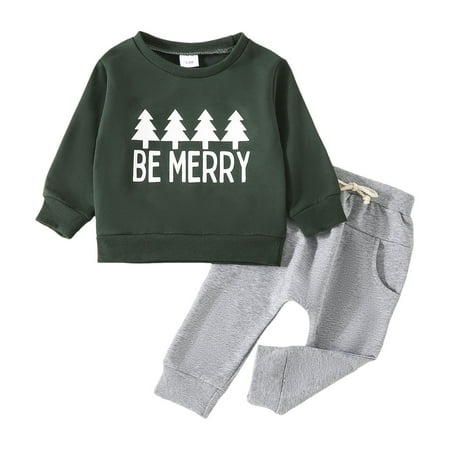 Toddler Girls Outfits Boys Long Sleeve Christmas Letter Prints T Shirt Pullover Tops Pants Clothes for Girls Size 2-3T
Toddler Girls Outfits Boys Long Sleeve Christmas Letter Prints T Shirt Pullover Tops Pants Clothes for Girls Size 2-3T