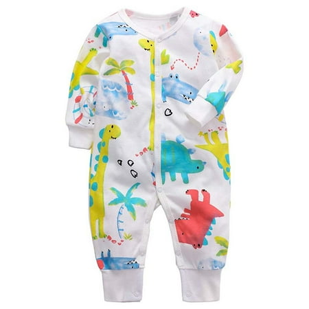 QWERTYU Newborn Infant Baby Toddler Cartoon Romper for Girl Boy Cotton Long Sleeve Clothes Jumpsuit 0-24M Green XL/12M
QWERTYU Newborn Infant Baby Toddler Cartoon Romper for Girl Boy Cotton Long Sleeve Clothes Jumpsuit 0-24M Green XL/12M