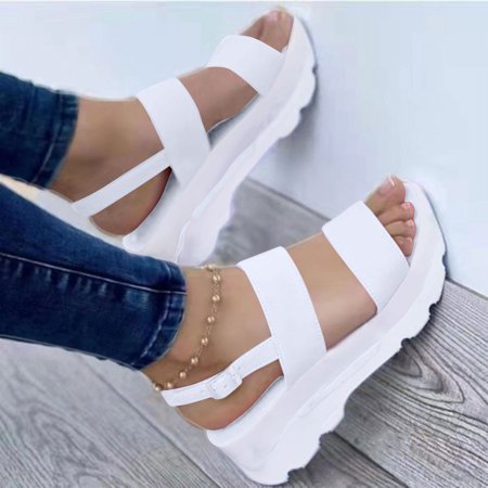 HIMIWAY Womens Sandals Sandals Women Summer New High Heels Hollow Wedge Round Toe Faux Leather Sandals White 41
HIMIWAY Womens Sandals Sandals Women Summer New High Heels Hollow Wedge Round Toe Faux Leather Sandals White 41