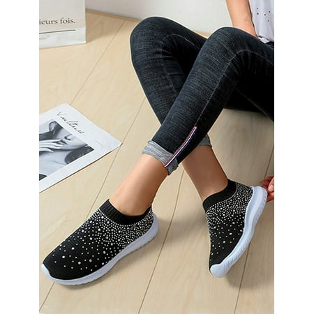 Tenmix Lady Joggers Comfortable Shoes Durable Low Top Trainers Ladies Walking Casual Closed Toe Socks
Tenmix Lady Joggers Comfortable Shoes Durable Low Top Trainers Ladies Walking Casual Closed Toe Socks