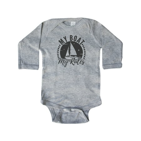 Inktastic My Boat My Rules Sailing Captain Gift Baby Boy or Baby Girl Long Sleeve Bodysuit
Inktastic My Boat My Rules Sailing Captain Gift Baby Boy or Baby Girl Long Sleeve Bodysuit