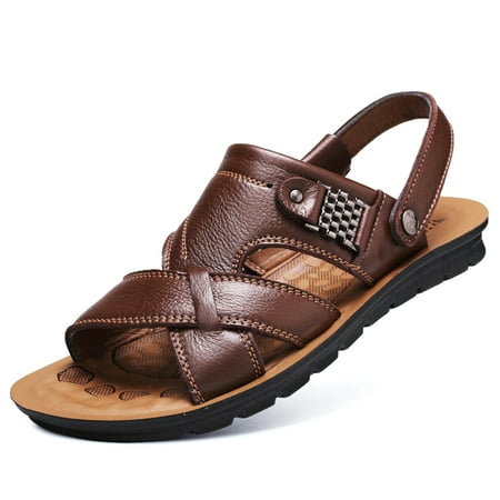 Men s Open Toe Sandals Slippers Leather Sandals Adjustable Walking Shoes Beach Shoes
Men s Open Toe Sandals Slippers Leather Sandals Adjustable Walking Shoes Beach Shoes