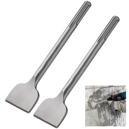 SDS-Max Tile Chisels 2PCS Wide Spade Chisels for Electric Hammer Drills with SDS-Max Shank 11.02”x2.95” 40CR Chrome Steel Flat Chisels for Ceramic Cement Concrete Brick Wall Stone
SDS-Max Tile Chisels 2PCS Wide Spade Chisels for Electric Hammer Drills with SDS-Max Shank 11.02”x2.95” 40CR Chrome Steel Flat Chisels for Ceramic Cement Concrete Brick Wall Stone