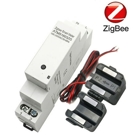 BSTHOE Tuya Smart WiFi/Zigbee Meter Din Rail Single Phase AC 110V 240V