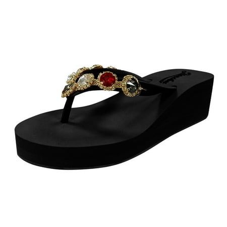 adviicd Flip Flops for Womens Heel Open Toe Flip Flops Flip Flops for Women Black Platform Wedge Colored Bling Rhinestone Women Flip Flops Slip on
adviicd Flip Flops for Womens Heel Open Toe Flip Flops Flip Flops for Women Black Platform Wedge Colored Bling Rhinestone Women Flip Flops Slip on