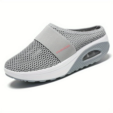 Women s Flying Woven Mesh Sandals Casual Air Cushion Sole Mules Breathable & Lightweight Mule Sneakers
Women s Flying Woven Mesh Sandals Casual Air Cushion Sole Mules Breathable & Lightweight Mule Sneakers