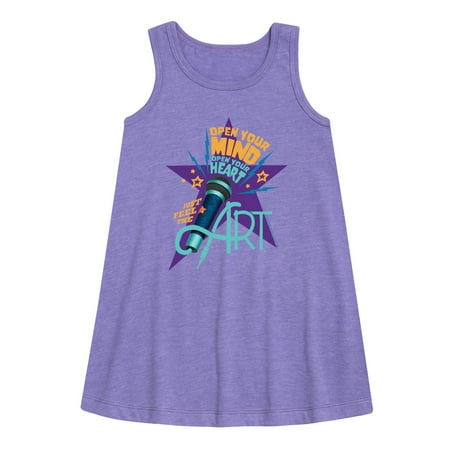 Karma s World - Open Your Mind Open Your Heart - Toddler and Youth Girls A-line Dress
Karma s World - Open Your Mind Open Your Heart - Toddler and Youth Girls A-line Dress