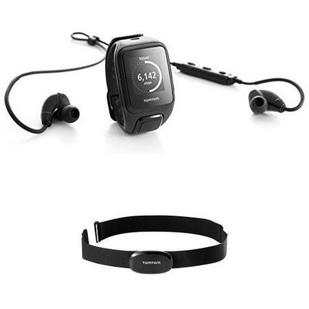 [해외] TomTom Spark Music GPS Watch - Wrist - Motion Sensor, Accelerometer, Gyro Sensor - Calories Burned, Steps Taken, Pace, Distance Traveled, Sleep Quality, Speed - 3 GB - 2 - 144 x 16