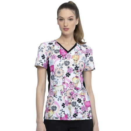 Cherokee Infinity Women s Scrubs Top V-Neck CK634
