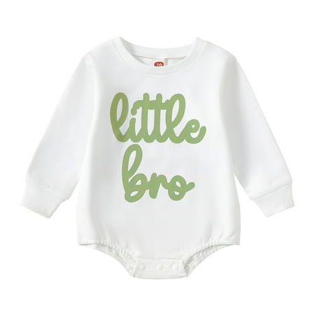 Baby Boys Girls Long Sleeve Letter Prints Romper Bodysuits Jumpsuit Clothes Toddler Halloween Tops 3-6 Month Boy Clothes Fashion Toddler Boy Shirts
Baby Boys Girls Long Sleeve Letter Prints Romper Bodysuits Jumpsuit Clothes Toddler Halloween Tops 3-6 Month Boy Clothes Fashion Toddler Boy Shirts