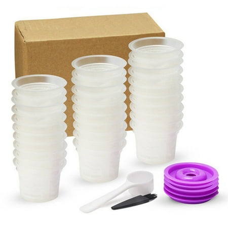 50 Disposable K Cups Filters with 5 Reusable Lids Compatible for 2.0&1.0 Coffee Maker
50 Disposable K Cups Filters with 5 Reusable Lids Compatible for 2.0&1.0 Coffee Maker
