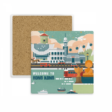Wellcome to Hong Kong China Square Coaster Cup Mat Mug Subplate Holder Insulation Stone
Wellcome to Hong Kong China Square Coaster Cup Mat Mug Subplate Holder Insulation Stone