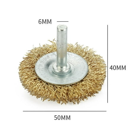 BAMILL 6mm Shank Copper Plating Stainless Steel Wire Wheel Brush Grinder Rotary Tool
BAMILL 6mm Shank Copper Plating Stainless Steel Wire Wheel Brush Grinder Rotary Tool