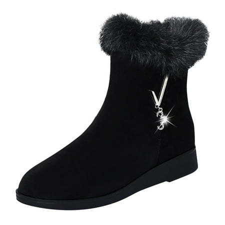 Boots Women Winter Over Thickened Plus Sizeh Snow Side Zipper Low Slope Heels Flat Comfortable Warm Ankle Booties
Boots Women Winter Over Thickened Plus Sizeh Snow Side Zipper Low Slope Heels Flat Comfortable Warm Ankle Booties