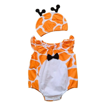Newborn Baby Boy Girl Clothes Infant Romper Bodysuits Newborn Baby Girls Boys Bodysuit Summer Sleeveless One-piece Cartoon Romper Jumpsuit With Hat Orange 18-24 Months
Newborn Baby Boy Girl Clothes Infant Romper Bodysuits Newborn Baby Girls Boys Bodysuit Summer Sleeveless One-piece Cartoon Romper Jumpsuit With Hat Orange 18-24 Months