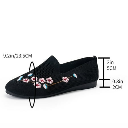 Cathalem Ladies Fashion Embroidery Breathable Knitting Comfortable Flat Casual Comfortable Slip on Shoes for Women Semi Casual Grey 8.5
Cathalem Ladies Fashion Embroidery Breathable Knitting Comfortable Flat Casual Comfortable Slip on Shoes for Women Semi Casual Grey 8.5