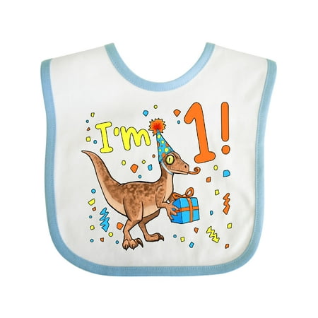 Inktastic I m 1 Festive Birthday Dinosaur with Confetti and Present Gift Baby Boy or Baby Girl Bib
Inktastic I m 1 Festive Birthday Dinosaur with Confetti and Present Gift Baby Boy or Baby Girl Bib