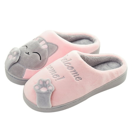 Stamens Cartoon Plush Slippers Fleece Lined Warm Winter Drag Shoes for Adults Indoors Indoor Foot Wear Thick Soft Sole for Men Women Cute Cat Design Anti-Slip TPR Bottom(Pink 42-43)
Stamens Cartoon Plush Slippers Fleece Lined Warm Winter Drag Shoes for Adults Indoors Indoor Foot Wear Thick Soft Sole for Men Women Cute Cat Design Anti-Slip TPR Bottom(Pink 42-43)