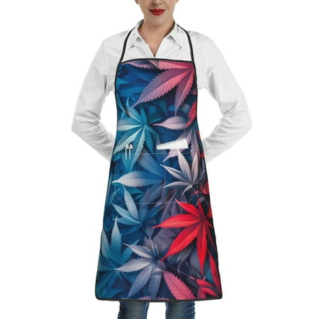 Qekee Red And Blue Leaves Print Adjustable Bib Apron Resistant with Pocket Cooking Kitchen Aprons for Women Men Server Chef Apron
Qekee Red And Blue Leaves Print Adjustable Bib Apron Resistant with Pocket Cooking Kitchen Aprons for Women Men Server Chef Apron