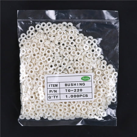 1000PCS Insulating Tablets Insulation Bushing Transistor Pads Circle TO-220 _;WA
1000PCS Insulating Tablets Insulation Bushing Transistor Pads Circle TO-220 _;WA