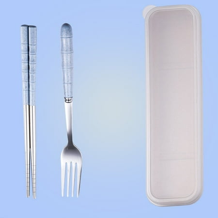 Spoon Set Fork Chopstick Cutlery Portable Dinnerware Kit Lunch Tableware with Box Set 401 Stainless Steel Kitchen Accessories
Spoon Set Fork Chopstick Cutlery Portable Dinnerware Kit Lunch Tableware with Box Set 401 Stainless Steel Kitchen Accessories