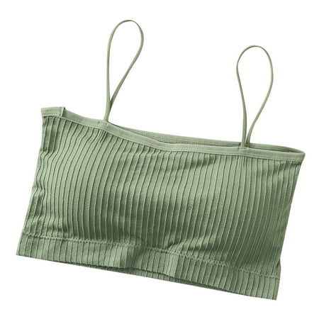 HAPIMO Savings Sports Bras for Women Stretch Workout Activewear Bra Elastic Athletic Vest Running Padded Bralette Cozy Wire Free Wrap Chest Without Steel Ring Green One Size
HAPIMO Savings Sports Bras for Women Stretch Workout Activewear Bra Elastic Athletic Vest Running Padded Bralette Cozy Wire Free Wrap Chest Without Steel Ring Green One Size