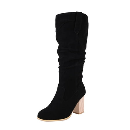 ZIZOCWA Candies Shoes For Women Knee High Boots For Women Wide Calf No Heel Ladies Fashion Solid Color Chunky High Heel Wrinkled Long Knee Boots Boots Women Wide Calf Leather
ZIZOCWA Candies Shoes For Women Knee High Boots For Women Wide Calf No Heel Ladies Fashion Solid Color Chunky High Heel Wrinkled Long Knee Boots Boots Women Wide Calf Leather