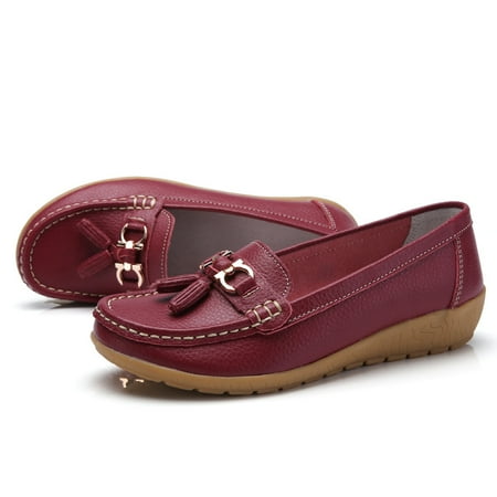 Women‘s Metal Buckle Decor Wedge Loafers Comfortable Solid Color Soft Sole Slip On Shoes Casual Walking Shoes
Women‘s Metal Buckle Decor Wedge Loafers Comfortable Solid Color Soft Sole Slip On Shoes Casual Walking Shoes