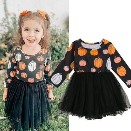 TheFound Toddler Baby Girls Halloween Dress Long Sleeve Pumpkin Print Tulle Dresses Skirt Princess Party Clothes
TheFound Toddler Baby Girls Halloween Dress Long Sleeve Pumpkin Print Tulle Dresses Skirt Princess Party Clothes
