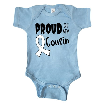 Inktastic Proud of my Cousin Blindness Awareness White Ribbon Gift Baby Boy or Baby Girl Bodysuit
Inktastic Proud of my Cousin Blindness Awareness White Ribbon Gift Baby Boy or Baby Girl Bodysuit