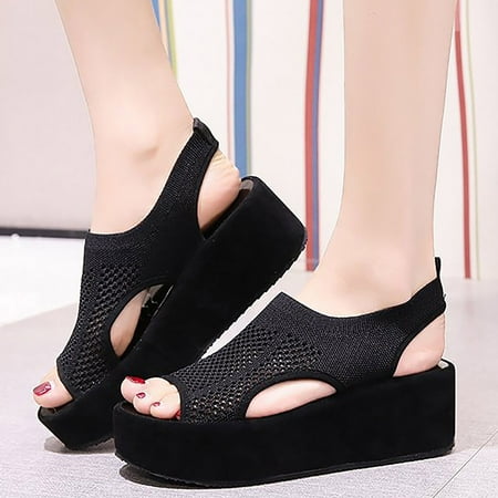 NEGJ Women Platform Sandals Wedges Bohemian Sandals Casual Shoes Beach Shoes
NEGJ Women Platform Sandals Wedges Bohemian Sandals Casual Shoes Beach Shoes