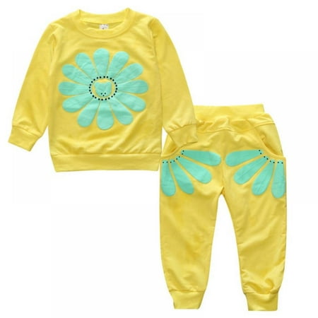 Xmarks Toddler Baby Girl Clothes Sunflower Outfit Long Sleeve Sweatshirts Floral Pant Winter Clothes Little Girl Kids Sets Yellow 1-2Y
Xmarks Toddler Baby Girl Clothes Sunflower Outfit Long Sleeve Sweatshirts Floral Pant Winter Clothes Little Girl Kids Sets Yellow 1-2Y