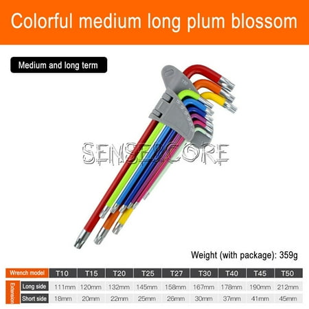 9pcs Metric L Wrench Color Coded Ball-end Torque Long Sleeve Bicycle Hand Tools
9pcs Metric L Wrench Color Coded Ball-end Torque Long Sleeve Bicycle Hand Tools