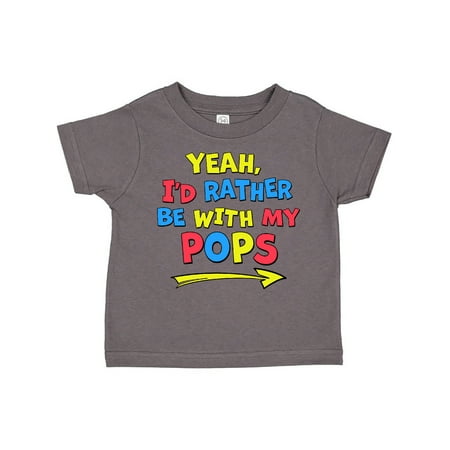 Inktastic Yeah I d Rather be with My Pops in Red Yellow and Blue Gift Toddler Boy or Toddler Girl T-Shirt
Inktastic Yeah I d Rather be with My Pops in Red Yellow and Blue Gift Toddler Boy or Toddler Girl T-Shirt
