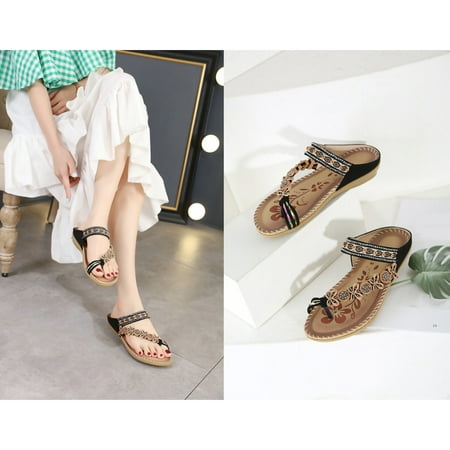 Kukoosong Summer Women Sandals Casual Beach Sandals for Women Bohemian Flat Flower Rhinestone Sandals Outer Casual Beach Sandals MultiColor Size 43
Kukoosong Summer Women Sandals Casual Beach Sandals for Women Bohemian Flat Flower Rhinestone Sandals Outer Casual Beach Sandals MultiColor Size 43