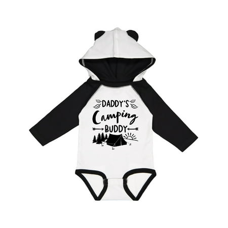 Inktastic Daddys Camping Buddy Gift Baby Boy or Baby Girl Long Sleeve Bodysuit