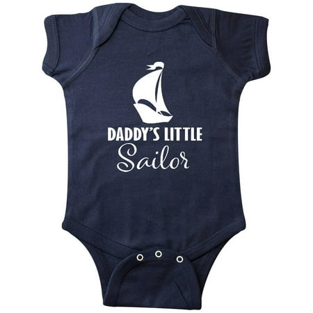 Inktastic Daddys Little Sailor Sailboat Cute Gift Baby Boy Bodysuit