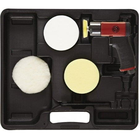 Chicago Pneumatic 3 Pad Diam 2 500 RPM 0.25 hp Handheld Pneumatic Polisher